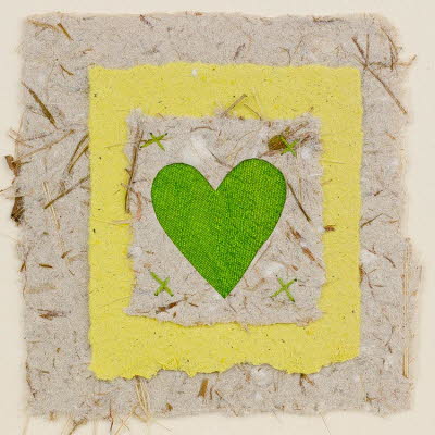 Emerald Heart valentine card