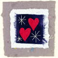 Starlight Hearts valentines card